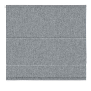 Dark gray no-drill Roman shade: front product view