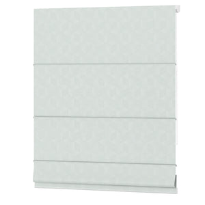 Pale green Roman shade: front product view