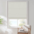 Woven Linen Roman Shades