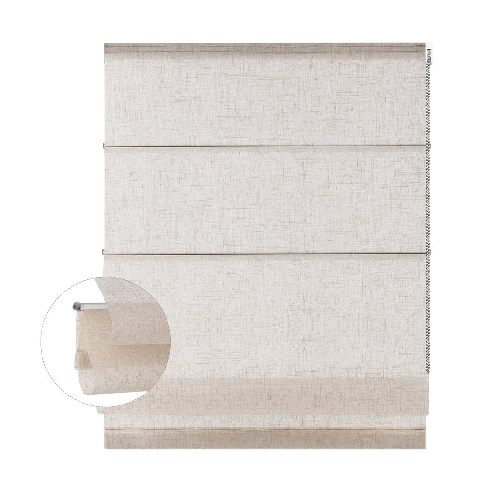 Linen Fabric Roman Shades