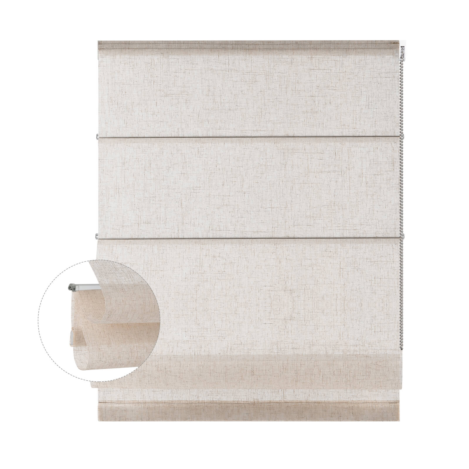 Linen Fabric Roman Shades